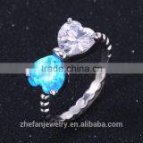 2016 New White Diamond Ring for Sale With CE Certificate thumbnail-5