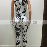 Bonvatt Sexy Deep V Nightclub Leotard Bandage Pants With Body Clothing thumbnail-5