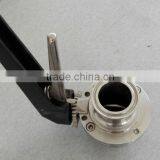 Stainless Steel China Suppliers Sanitary Butterfly Valve thumbnail-3
