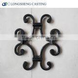 Cast Iron Flowers for Gate Decoration / Fence Ornamental Iron Flowers