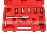 7PC Diesel Injector Seat Cutter Set Cleaner Carbon Remover Tools Kit thumbnail-2