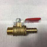 Male Hose Barb Ball Valve