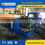 Mobile Hydraulic Metal Scrap Baling Press Baler Compactor Machine Portable Trailer thumbnail-4