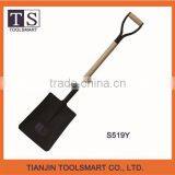 Camping Spade Steel Garden Shovel With Wooden Handle thumbnail-1