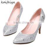Rhinestone Glitter Pointed Toe Stiletto High Heel Pumps Shoes thumbnail-1