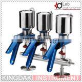 3-branch Stainless Steel Solvent Filter/manifold/filtration