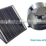 Vent Goods New Type 30w Wall Mounted Solar Air Ventilation Fan With Thermostat thumbnail-1