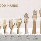 Hot Selling Natural Wooden Hand Mannequins For Jewelry Display thumbnail-1