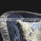 BISINI Classic Lounge Chair, European Style Comfortable Sofa Chair, Solid Wood With Fabric Chaise Lounge (BF01-X1188) thumbnail-3