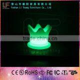 Foshan Furniture Modern Decoration Outdoor Colorful LED Flower Pot Furniture/Llluminated LED Plastic High Planters thumbnail-3