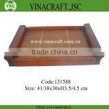 Brown Bamboo Serving Trays Las Vegas Food Tray