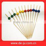 Bamboo Looped Picks Skewers Bamboo Cocktail Picks Skewers thumbnail-1