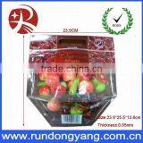 Hot Sale Plastic Stand up Pouch Slider Zip Lock Fruit Packing Bag thumbnail-1