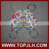 Chinese Supplier New Products Sublimation Key Chain for Couples Gift thumbnail-1