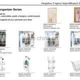 Transparent Hanging Mesh Shower Caddy Bath Organizer With 6 Clear Storage Pockets thumbnail-4