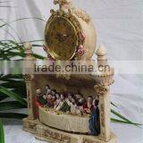 Religious Theme The Last Supper Jesus Statue Table Clock thumbnail-3
