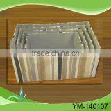 Hot-selling High Quality Low Price Fabric Paper Straw Storage Box