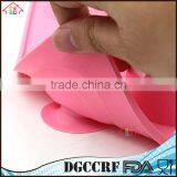 NBRSC Silicone Kids Plates Baby Food Mat Silicone Suction Placemat Happy Face Feeding Plate for Toddlers thumbnail-6