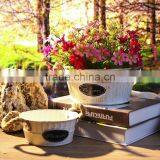 GARDEN BUCKET, GALVANIZED METAL FLOWER BUCKET, DECORATIVE GARDEN BUCKET thumbnail-2