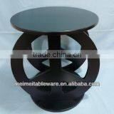 Furnishing Kid's Peace Sign Table, Purple,pink,black,white thumbnail-2