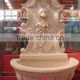 Indoor Lion Head Marble Fountains Sculpture thumbnail-1