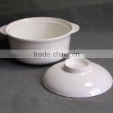 White Melamine Tureen thumbnail-1