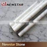 1/2" X 12" Cararra White Marble Polished Pencil Molding Liner thumbnail-1