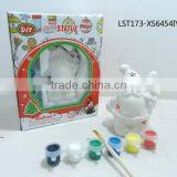 Diy Paint Design Ceramic Snowman Statue thumbnail-4