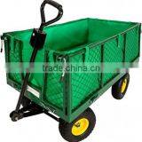 TecTake Heavy Duty Garden Trolley Mesh Cart Utility Wagon Truck Dump TC1846 thumbnail-1