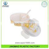 New Design Plastic Double Deck Lunch Box thumbnail-3