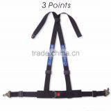 Three Points Safety Belt,racing Seat Belts,3 Point Racing Harness Safety Seat Belt