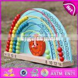 2017 New Design 2 Sided Toddlers Educational Wooden Math Toys With Drawing Board W12A019 thumbnail-5