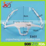 Widely Used in Hotel and Restaurant White Holder Transparent Clear Plastic Sanitary Face Mask for Food Service thumbnail-1