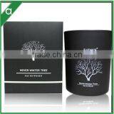 Apple Aroma Luxury Classic Black Soy Wax Scented Candle in Glass Jar thumbnail-5