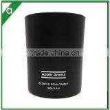 Scented Soy Wax Candle in Matte Black Color Spray Painting Glass Jar thumbnail-1