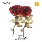 Wholesale Long Sequin Rose Flower Applique for Baby Dresses thumbnail-2