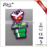 2D Custom Shaped Colourful Soft Pvc Keychain Silicone Key Rings thumbnail-6