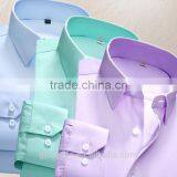 Custom Long Sleeve Shirts Wholesale Cotton Casual Square-cut Collar Plain Dyed Official Shirts for Men thumbnail-3