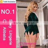 Sunspice Hot Sale Quality Guarantee Fat Women Sexygreen Christmas Costume thumbnail-2