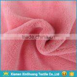 High Quality Colored 100 Polyester Knitted Coral Fleece Blanket Fabric thumbnail-4
