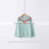 Girls Fashion Shirts Embroidery Pullover Designs Sweater thumbnail-3
