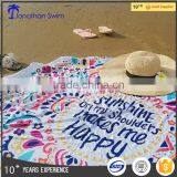 Round Yoga Mat Beach Tapestry Boho Cotton Beach Towel Dress Cover up thumbnail-2