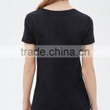 Custom China Make Women's Modal Plain T-shirt thumbnail-2