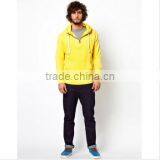Super Quality Yellow Blank Bulk the Fleece Clothing With Kangaroo Pocket thumbnail-4
