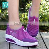 Height Increasing Summer Casual Shoes For Women Swing Wedges Shoes Breathable thumbnail-2