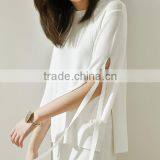 4482 Runwaylover New Designsexy Tie Crochet Sweater thumbnail-1