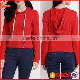 Women Pull Over Sweatshirts Custom Cropped Hoodie thumbnail-1