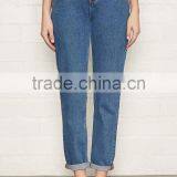 2017 Guangzhou Shandao Clothing Manufacturer Wholesale Autumn Female Latest Design Jeans Pants thumbnail-4