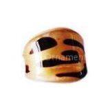 Friendship Tinsel Handmade Lampwork Glass Rings Stained Jewellery for Weddings thumbnail-1