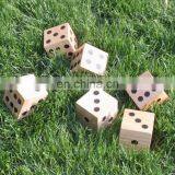 Hot Outdoor Team Training Big Size Custom Giant Wooden Yard Dice Set thumbnail-1